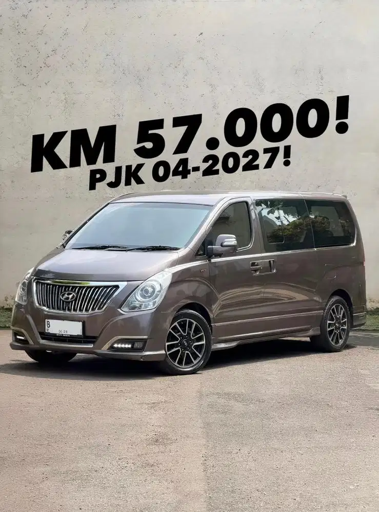 HARGA CASH! Km 57rb! H1 Royale Diesel 2018 Hyundai CRDI