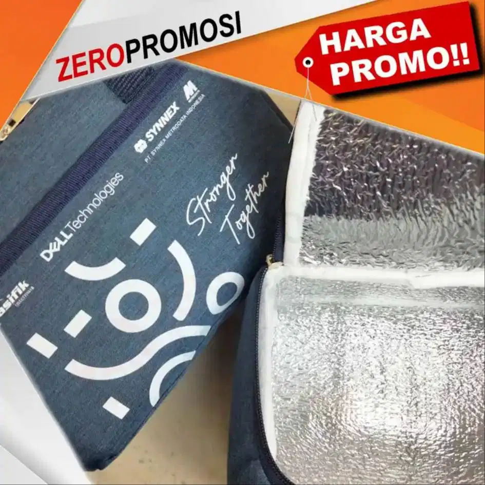 Tas Bekal Promosi Perusahaan Bisa Cetak Logo – Souvenir Fungsional
