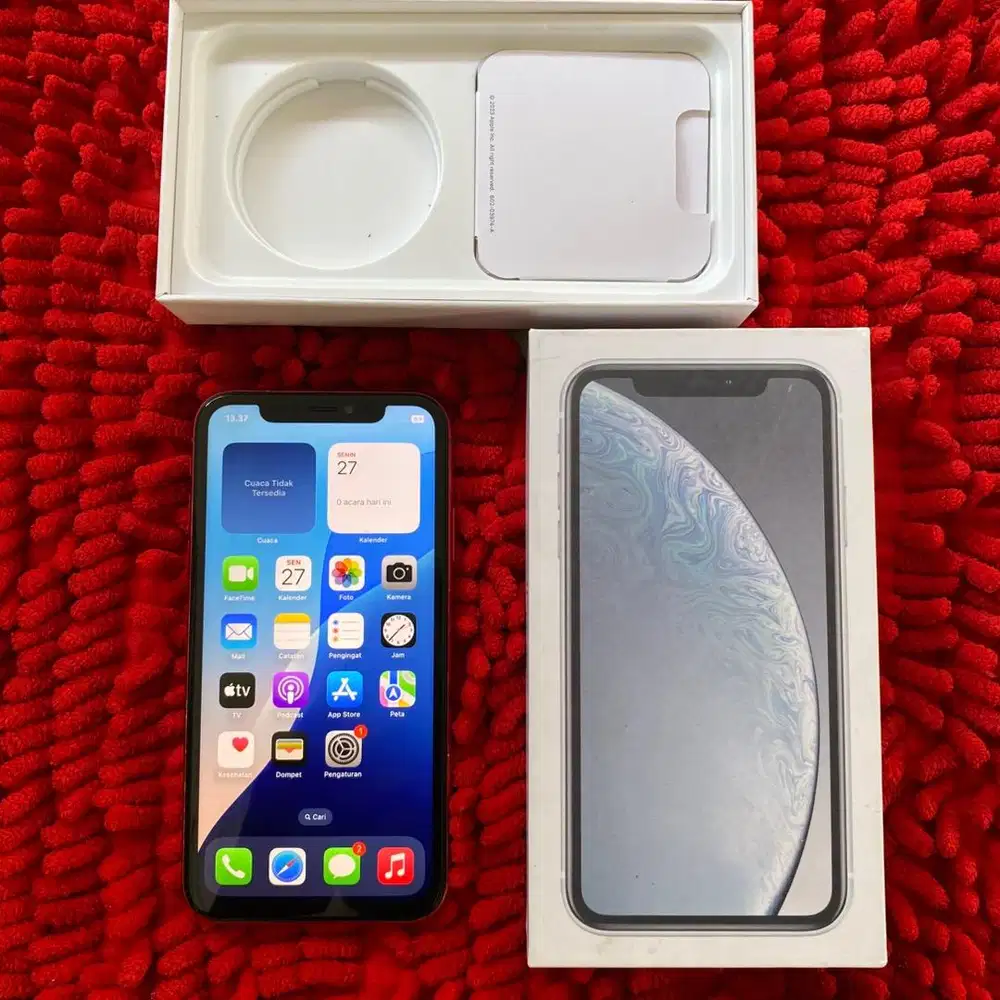 iPhone Xr 128GB Lengkap Sinyal Permanen