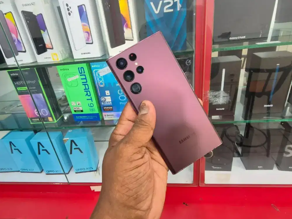 Samsung S22 ultra 12/512gb burgundy lengkp