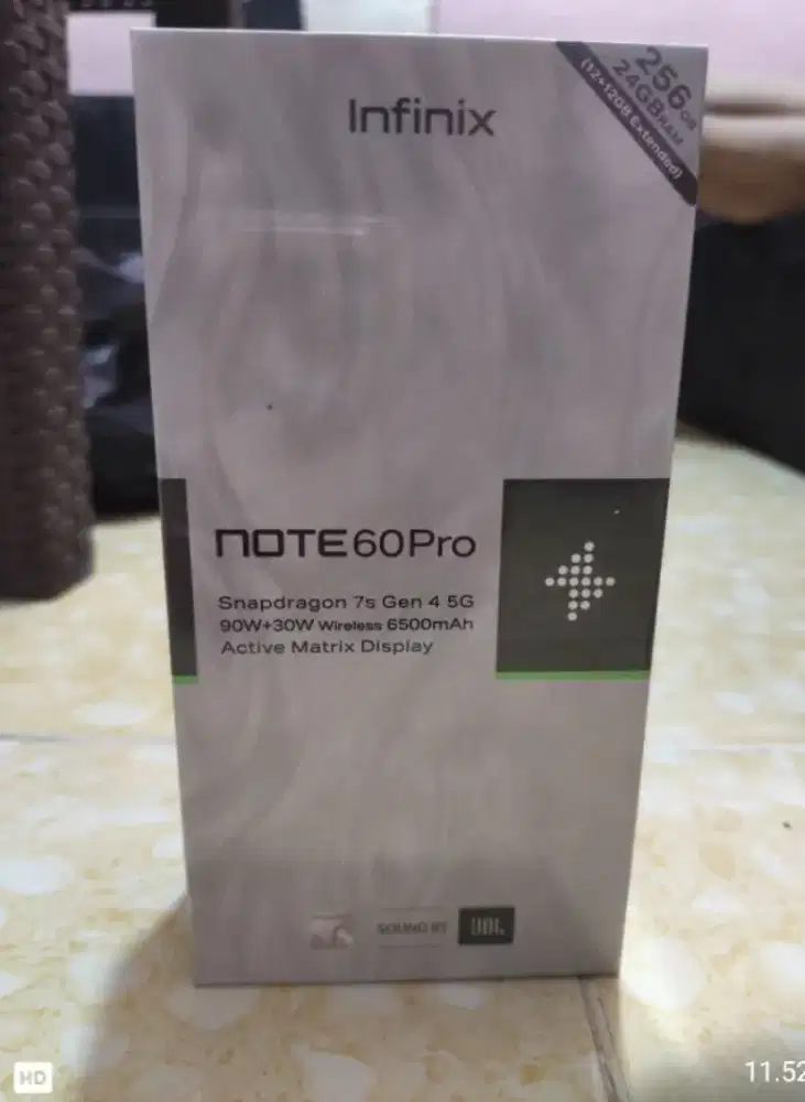 Hp Infinix not 60 pro ram 12/256