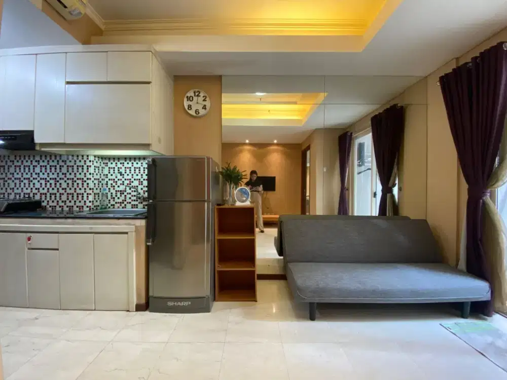 Disewakan Unit Apartemen Royal Mediterania Garden (1BR), Tower Marigold, Best View