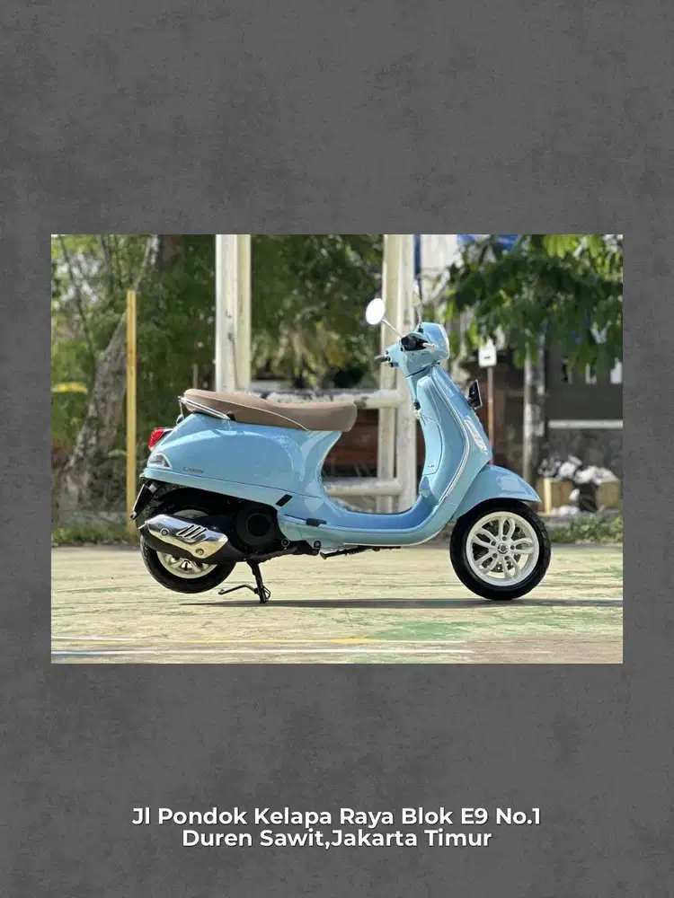 PIAGGIO VESPA LX125 IGET LED TH 2024 BLUE CAPRI Perfect Condition