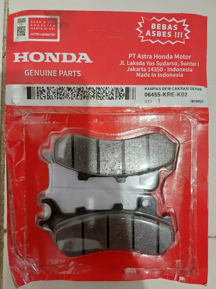 Kampas Rem Depan Honda ADV PCX CBS