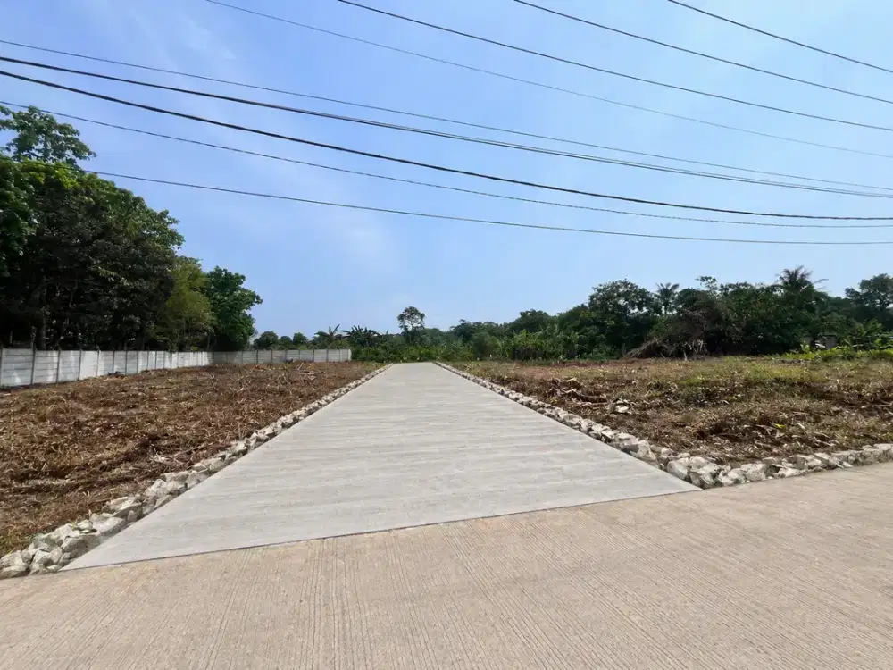 Tanah Kavling Murah Cicilan 12x Tanpa Bunga 10 Menit Stasiun Jatake, SHM