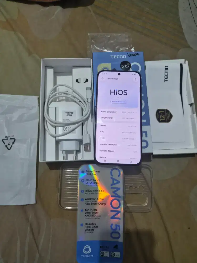 Tecno camon 50. 8/256
