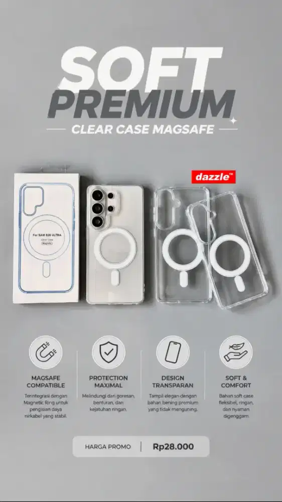 Soft Premium Clear Case Magsafe