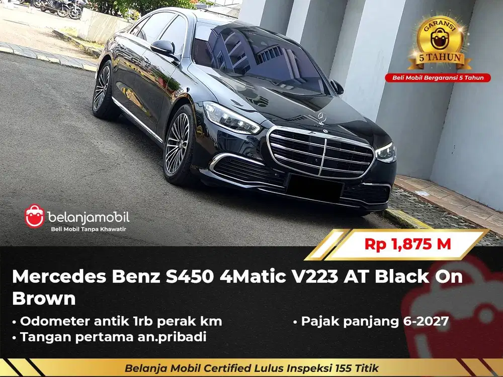 [ LOW KM 1RB ] Mercedes Benz Mercy S450 S 450 4Matic V223 2023/2024