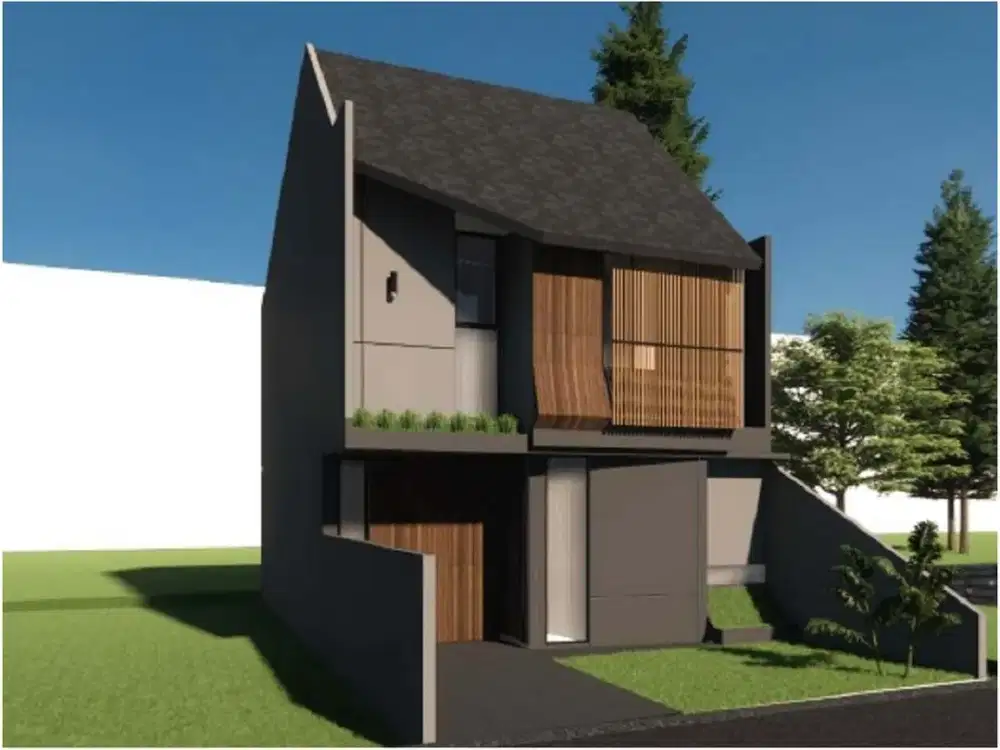 Jual Rumah Jogja Jl. Besi Jangkang Model Tropis Dekat Kampus UII