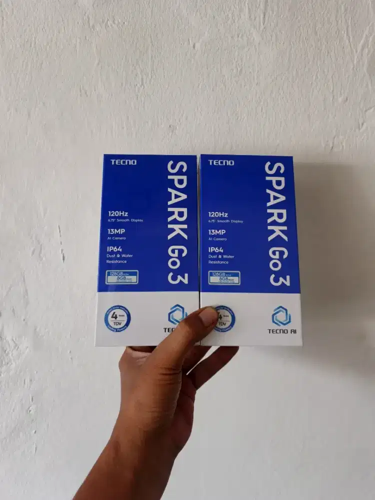 Fast respon WA Tecno Spark GO3 4+4/64 Garansi resmi 13bln