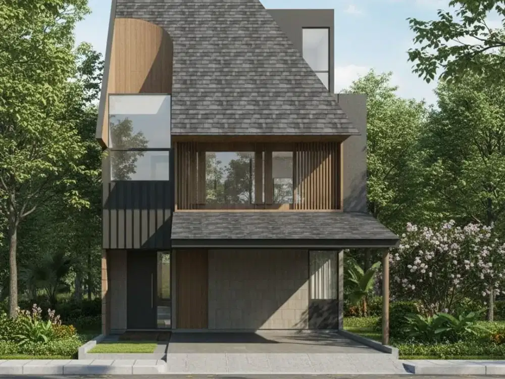 Dijual Rumah di Countrywoods Bintaro, Jl. Wr Soepratman - The Green Oasis (7X12)