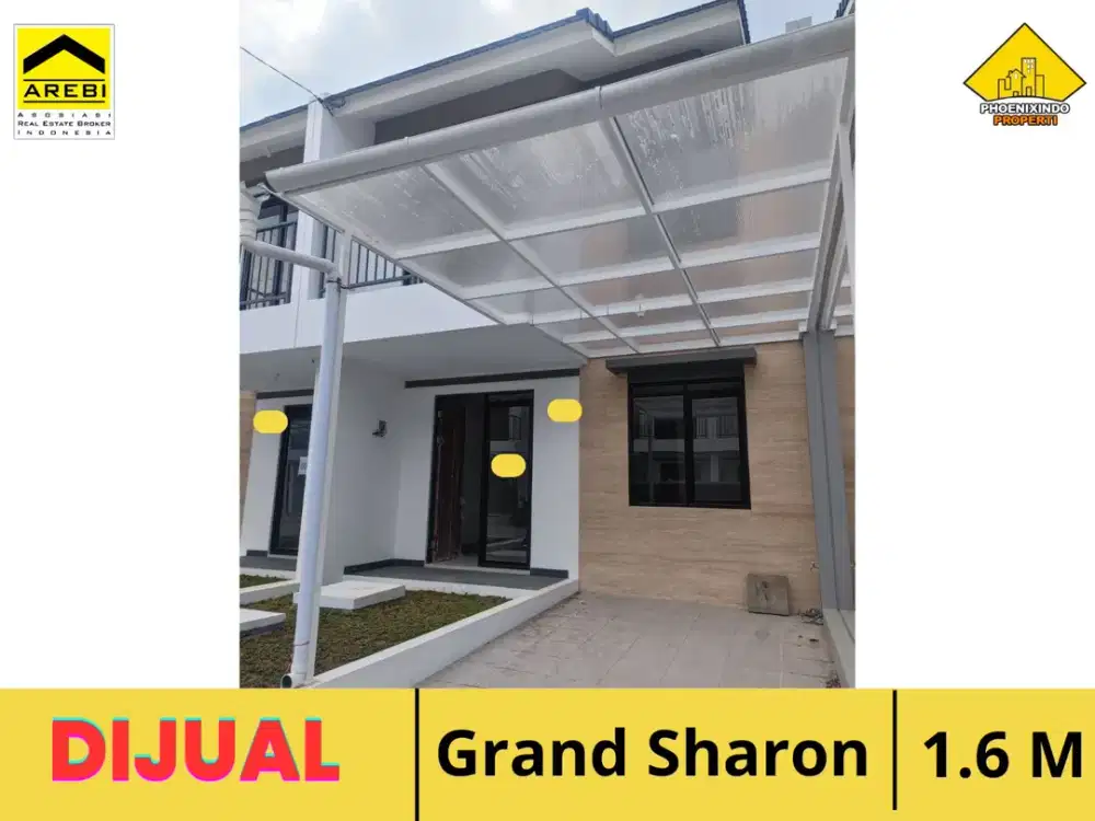 Jual Rumah 2 lantai Baru Minimalis di Grand Sharon