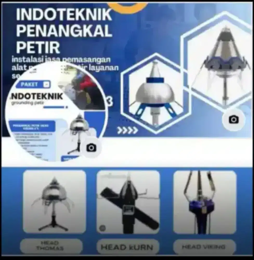 Spesialis jasa pasang anti penangkal petir dan grounding mesin