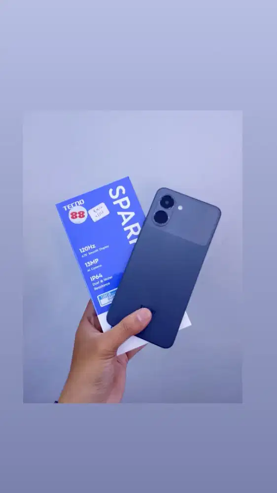 Tecno Spark Go 3 segelbox geransi resmi