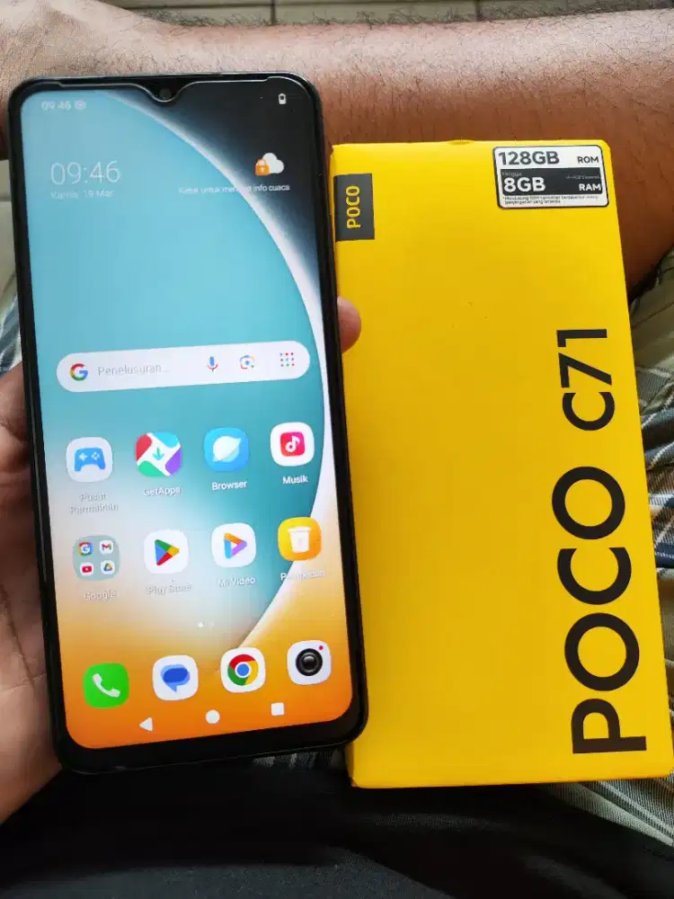 Poco C71 4/128 Full set Nomimus siap pake Pemakaian under sebulan