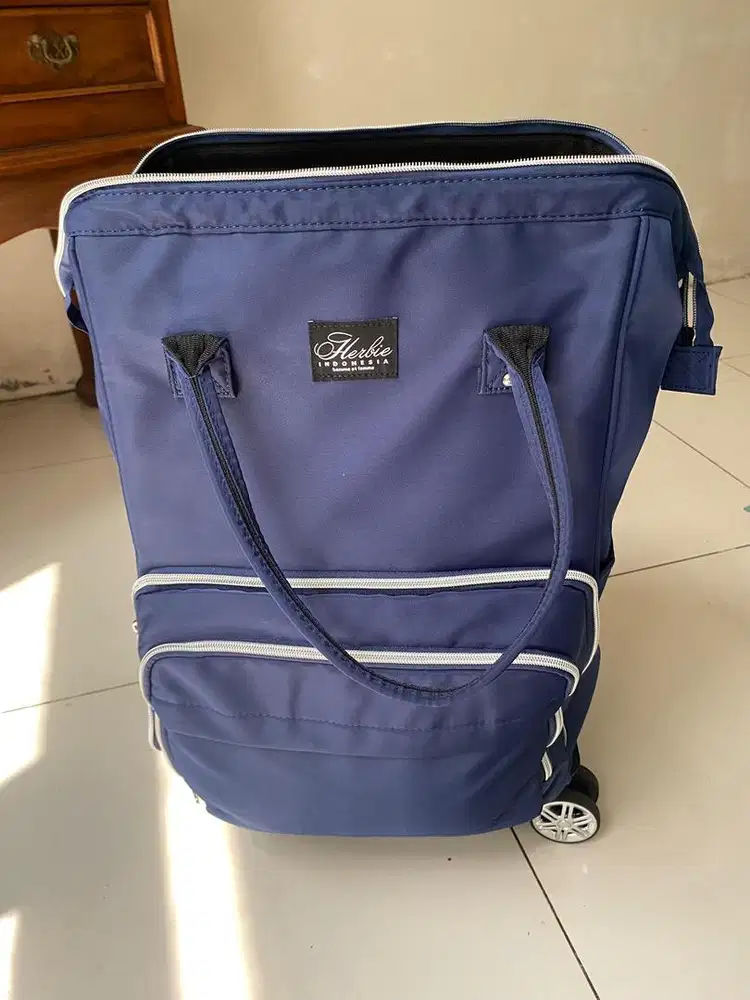 Tas Ransel Troli Fashion Korea Roda 4