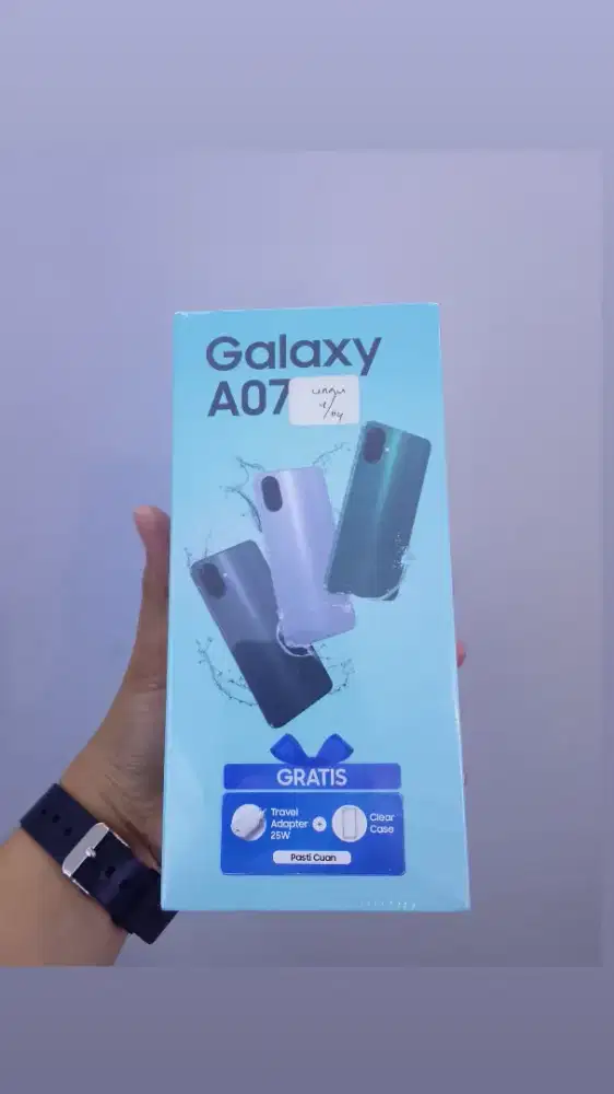 Samsung A07 series segelbox geransi resmi