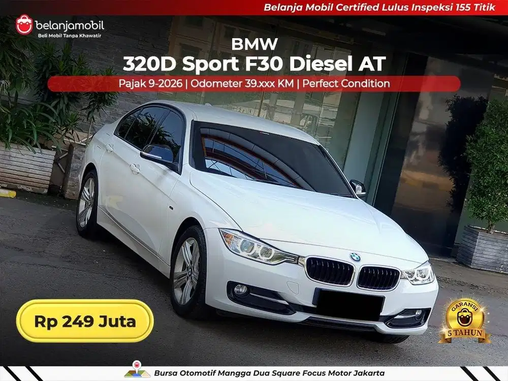 [ LOW KM 39RB ] BMW 320D 320 D Sport F30 Diesel 2015/2016