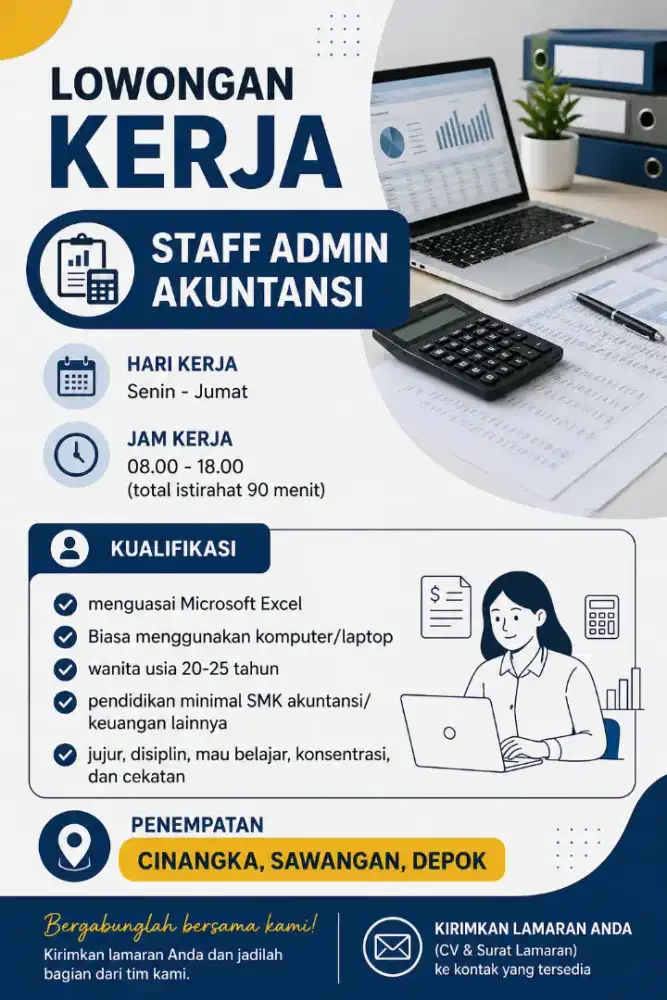 Staff admin akuntansi