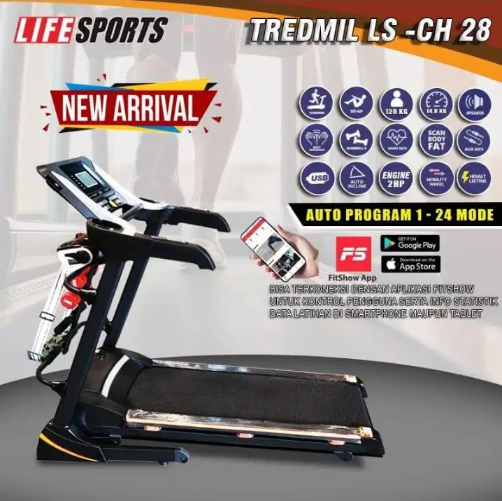 Treadmill Elektrik LS CH28