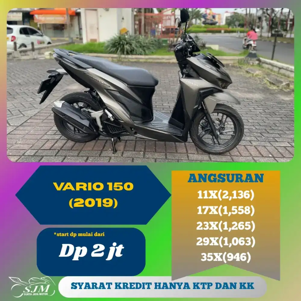 HONDA VARIO 150 2019 CASH & KREDIT