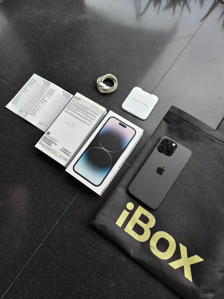 Iphone 14 pro max 128GB spacebkack Garansi resmi indonesia ID/A