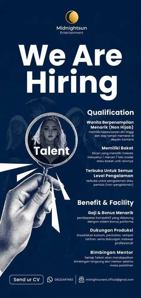 Loker Talent Entertainment Host Live Group Tiktok