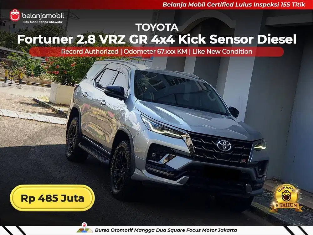 [ 4x4 ] Toyota Fortuner 2.8 VRZ GR Sport Kick Sensor Diesel 2023 2024