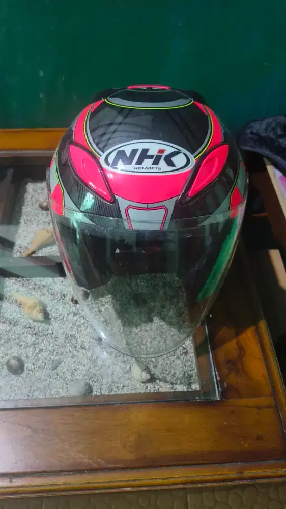 Jual helm nhk lecet pemakian