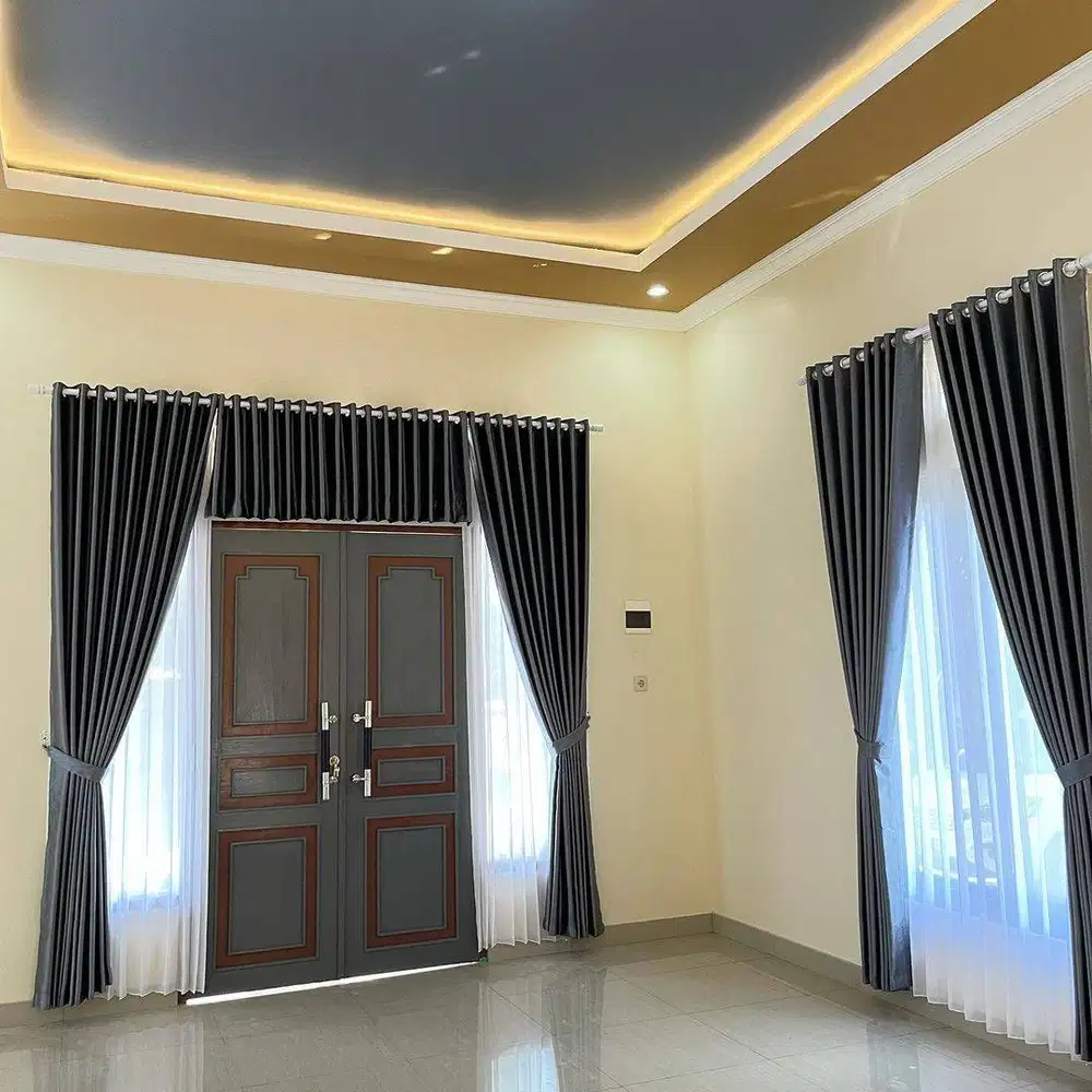 Pasang Gorden Blackout Pasang Skat Klinik Hordeng Pintu Gordyn Vitrase