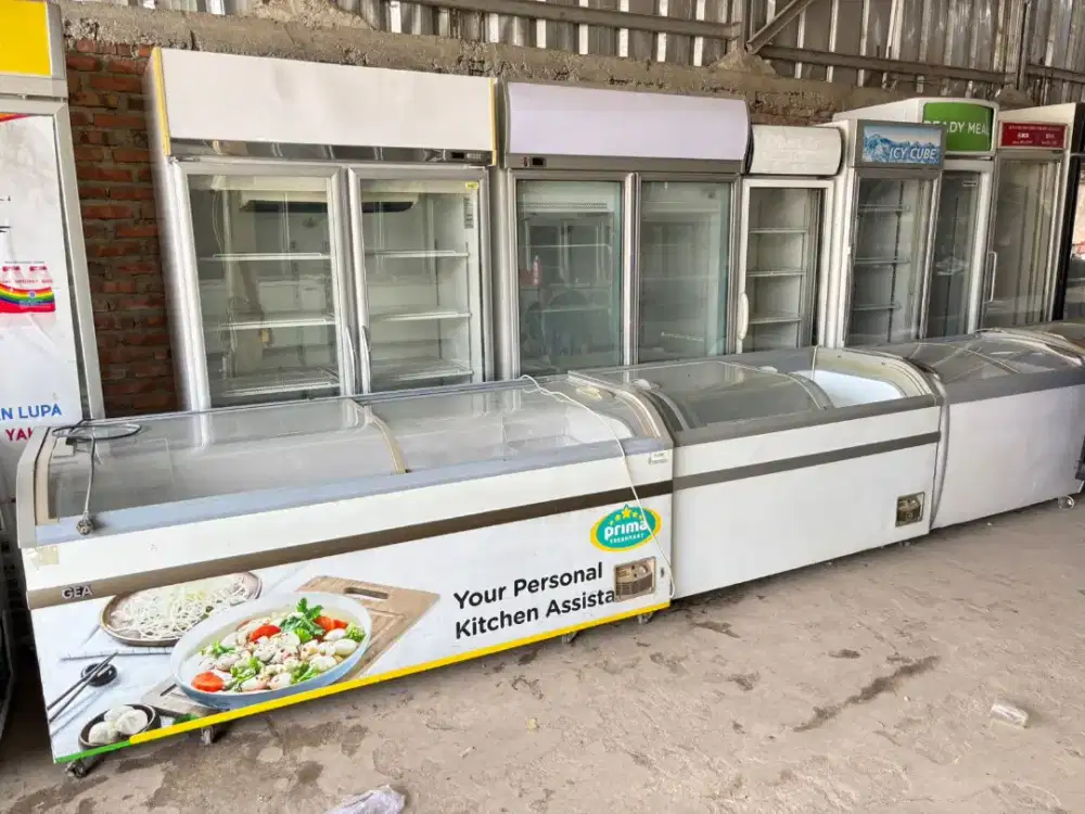 Showcase, freezer box, freezer sleding kaca, freezer standing blast