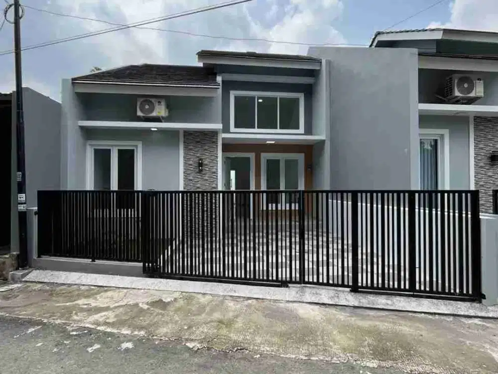 RUMAH BARU CANTIK MINIMALIS MODERN DALAM PERUMAHAN DI PURWOMARTANI KALASAN