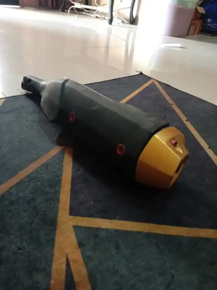 Yamaha R15 V3 Knalpot Standard Hitam Kuning Bawaan Exhaust Racing Ori