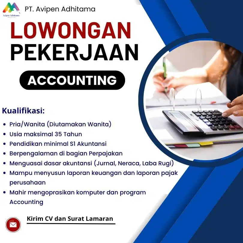 Staff Penjualan Online & Accounting (Full Time)