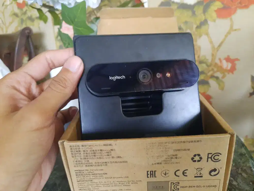 Logitech BRIO 4K Pro Webcam (IR Windows Hello, VTuber)
