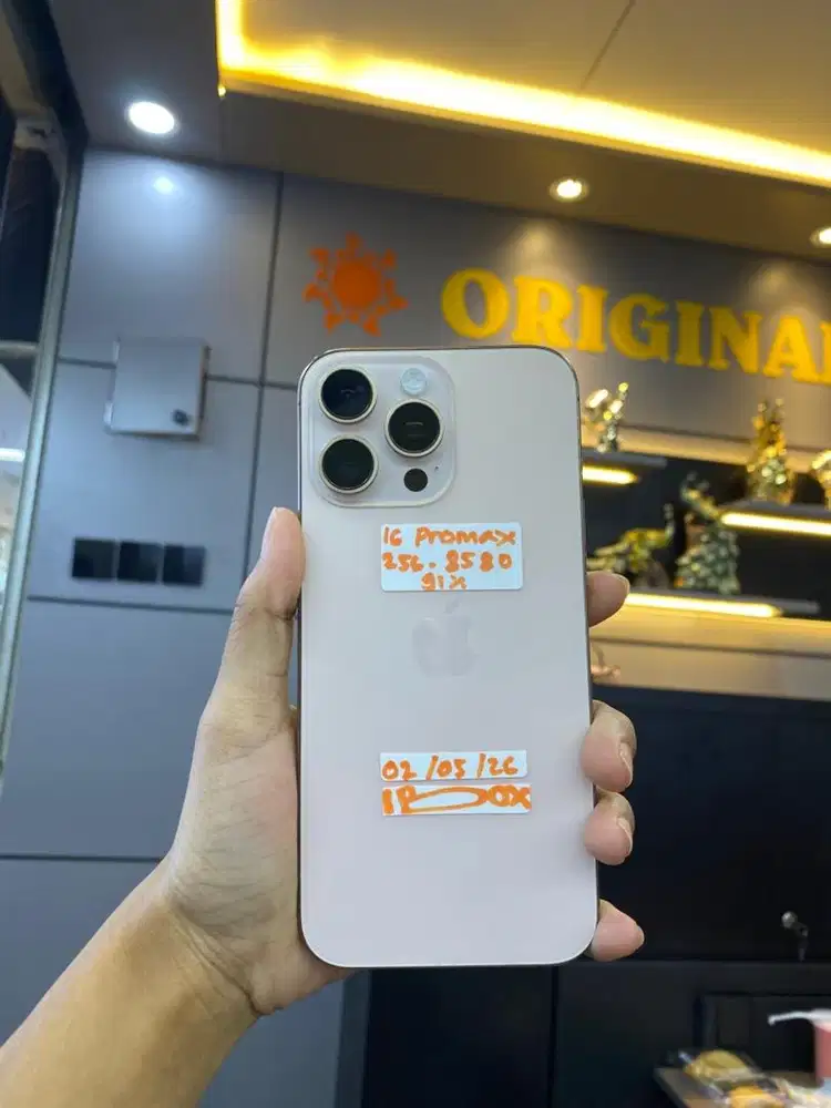 Iphone 16 Promax 256 Dessert garansi ibox
