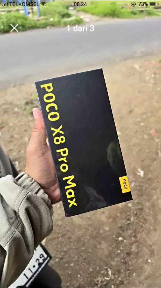 Poco x8 pro max 12/512 segel box