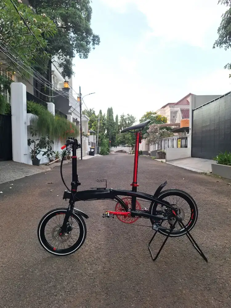 Sepeda Lipat Noris Pro BLACK DOFF !!!