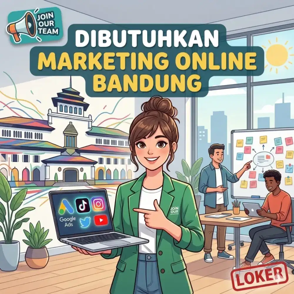 DIBUTUHKAN MARKETING ONLINE BANDUNG