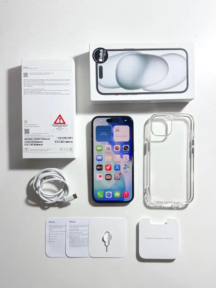 iPhone 15 128GB Black Garansi Resmi Indonesia