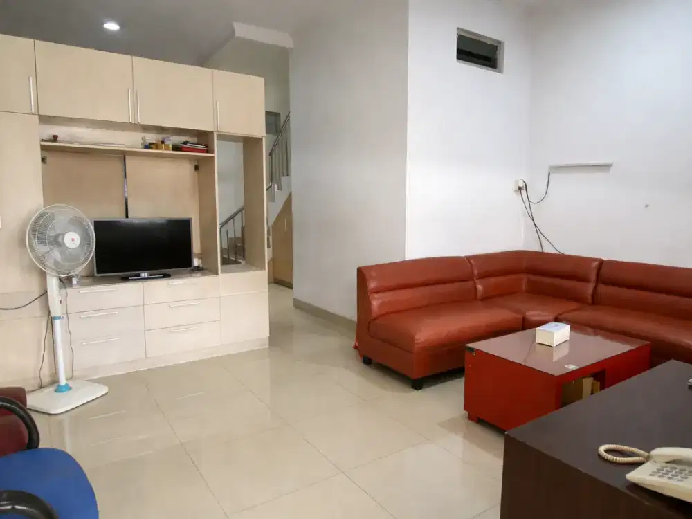 Rumah Muara Karang 5x15 75m2 3+1KT Full Furnished Siap Huni