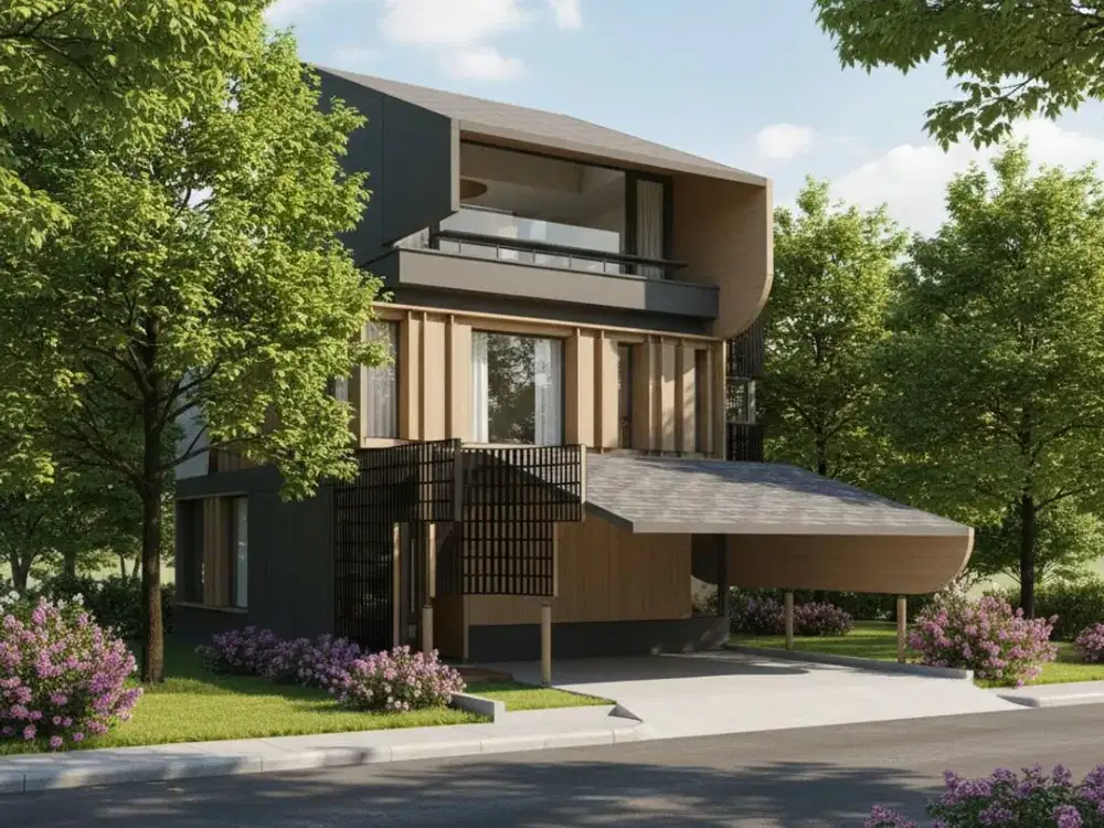 Dijual Rumah Baru Countrywoods Bintaro - The Green Escape (Tipe 9X15) Jl. Wr Soepratman, Bintaro