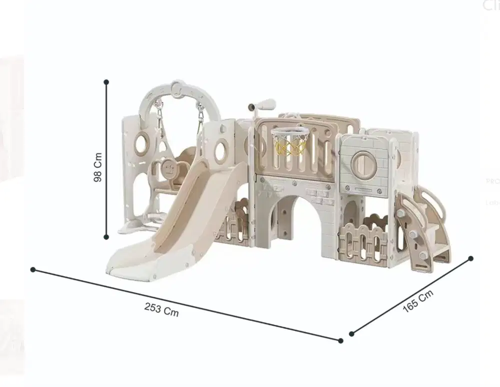 KC-550 Labeille 6in1 Windsor Castle Playhouse