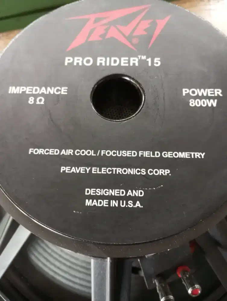 Dijual speaker 15inc PeaveyProRider dan BlackSpider 15600
