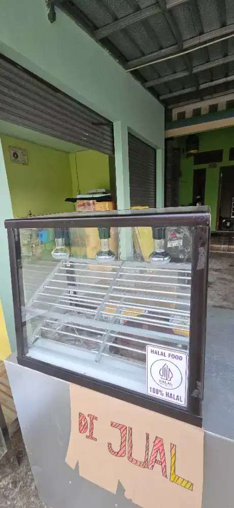 Chicken warmer etalase pemanas ayam goreng