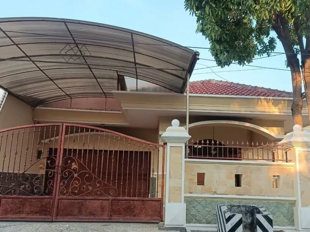 Turun Harga Rumah 1 Lantai Lokasi Manyar Kartika Siap Huni