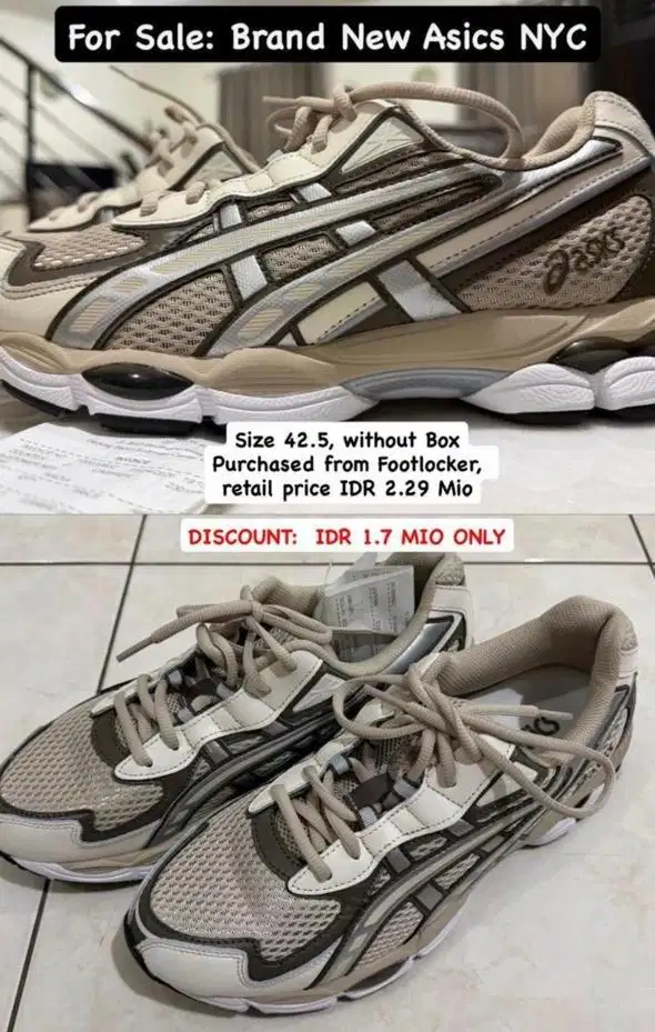 Asics NYC 2055 (A/U) GREY