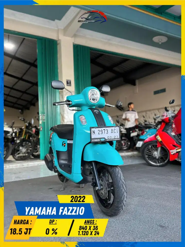 YAMAHA FAZZIO 2022 BEKAS RASA BARU BOSSKU HIKMAH MOTOR KEPUH MALANG