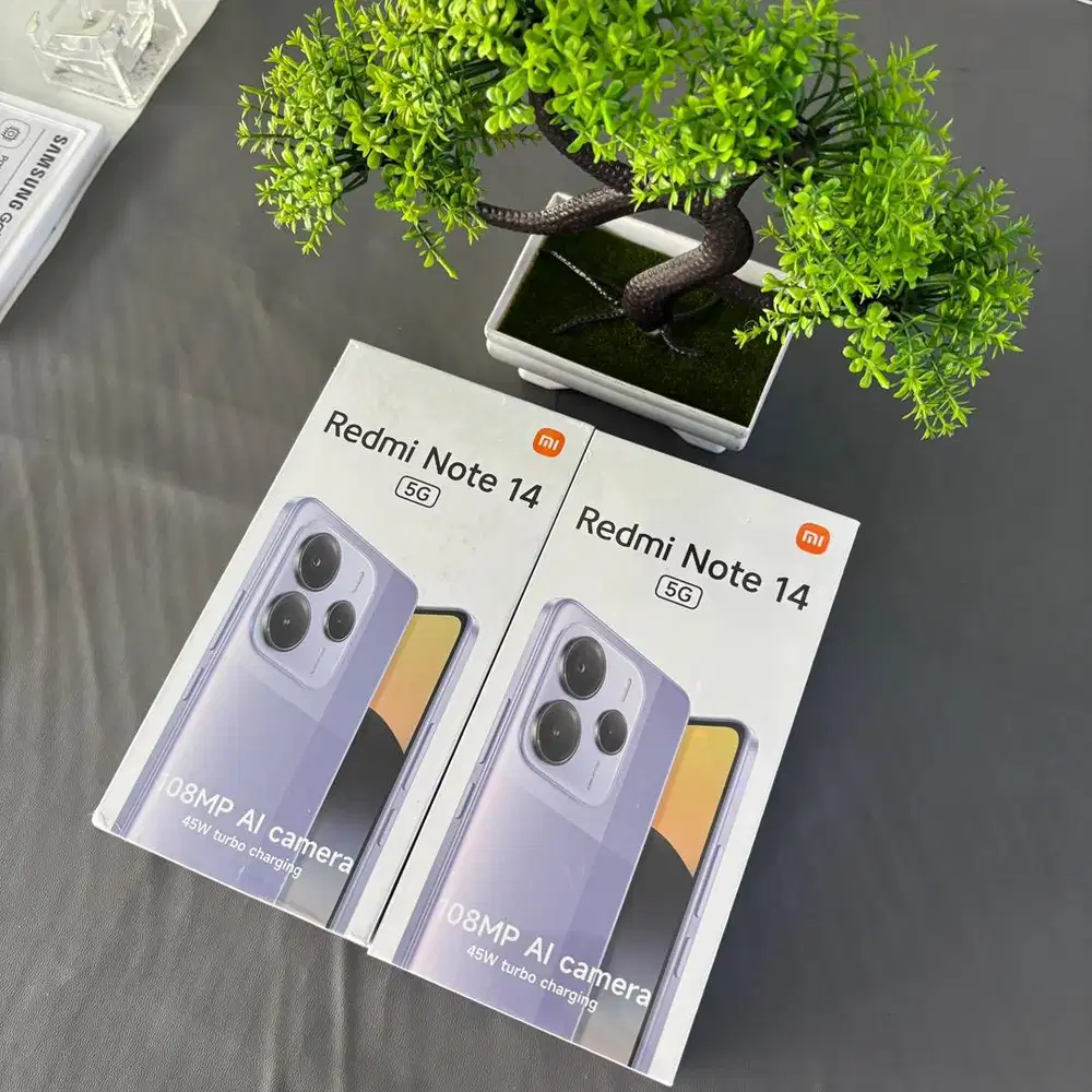 REDMI NOTE 14 5G 8+8/256 NEW BERGARANSI RESMI