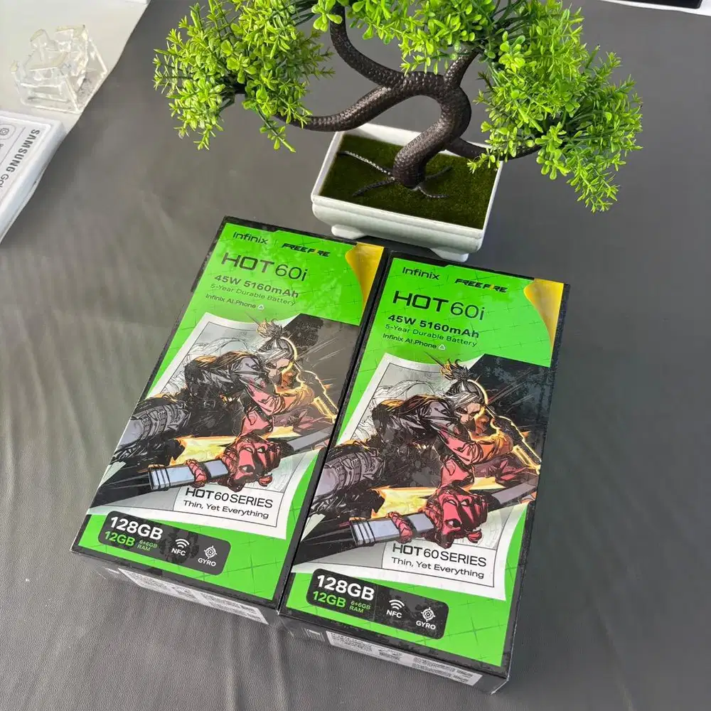 INFINIX HOT 60i 6+6/128 NEW READY BERGARANSI RESMI